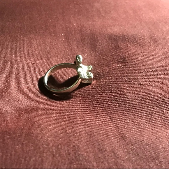 Sterling Silver Free Form Ring Size 7 - Picture 10 of 16